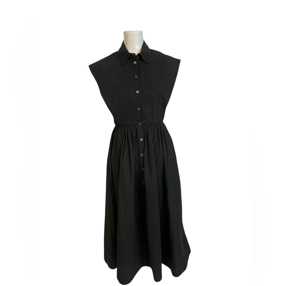 CO Black Sleeveless Placket Dress Size:XS